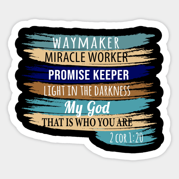 God believer quote Sticker by beaching